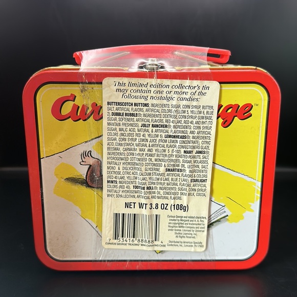 Mini Curious George Lunch box 1998 Unopened - Picture 2 of 6